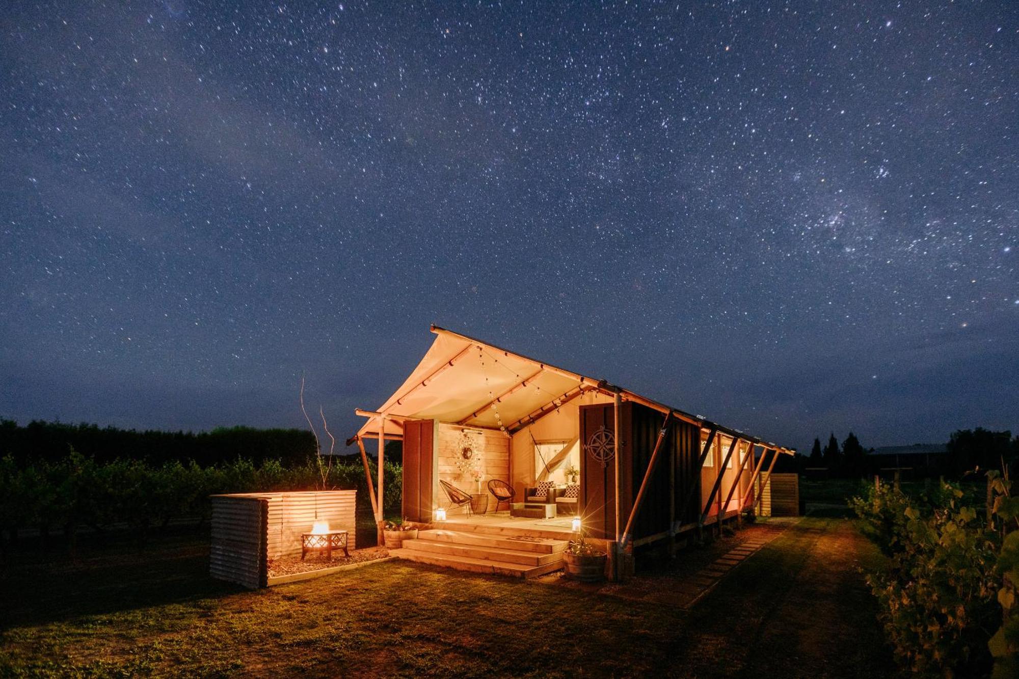 Villas & Vines Glamping Хейстингс Экстерьер фото